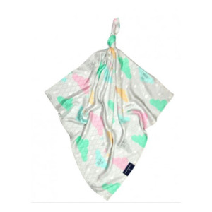 Бебешка пелена-джобче 120/120 РОЗОВО ОБЛАЧЕ - 100% бамбук